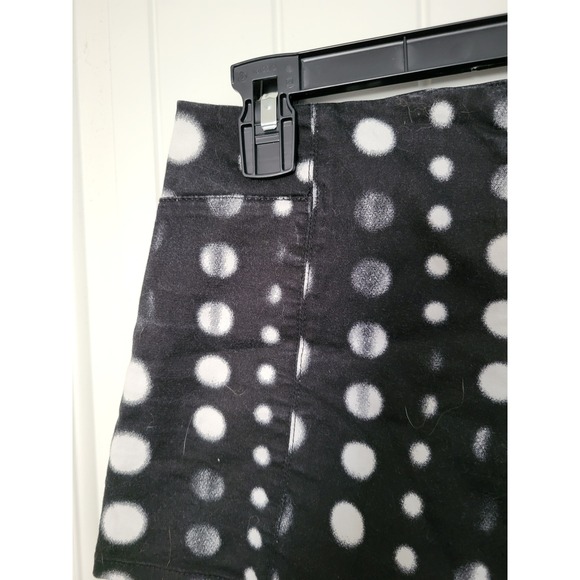 Fox Racing Shorts Womens Sz: 5 Black White Polka Dot High Waisted Zip Front Moto - Picture 3 of 10